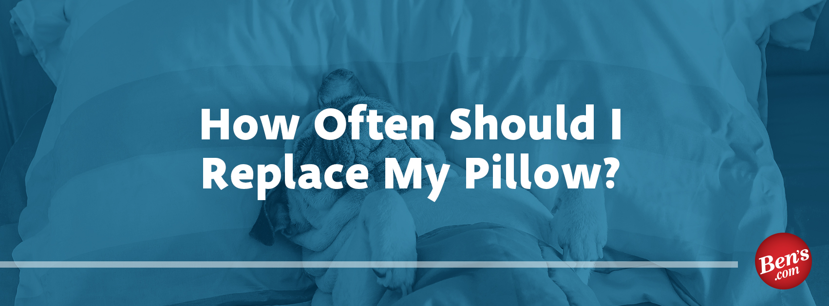 how often pillow