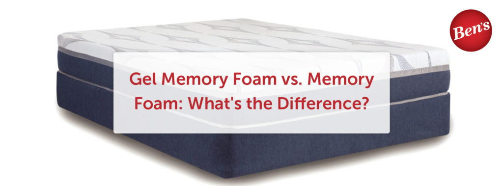 gel memory foam bed on a white background.